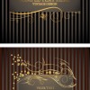 European style Decorative pattern background vector 01