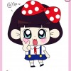 free Cute cartoon Doll vector 02