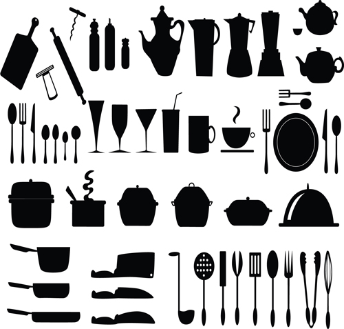 kitchen silhouette clip art - photo #8