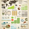 Set of Business infographics elements vector 03
