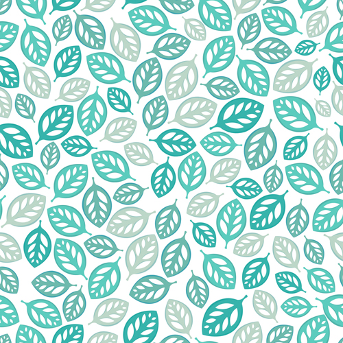 Set of Seamless Leaves pattern Vector 02 - Vector Pattern free ...