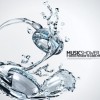 creative Water elements Music headphones Layered PSD