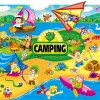 Cartoon summer camp elements Illustration vector 05