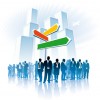 Elements of Business Team vector set 05