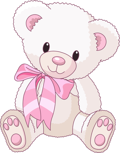 clip art pink teddy bear - photo #11