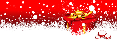 Shiny Christmas style banner design vector 04 - Vector Banner, Vector