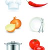 Vector set of Cooking Elements 01