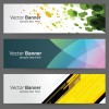 Modern colored banner 03 vector material
