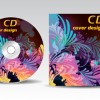 Floral of CD cover design elements 01