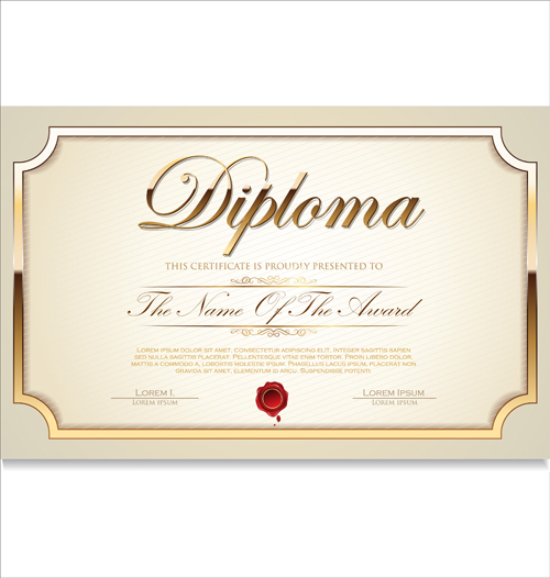 Vector Certificate template 02 Vector Cover free download