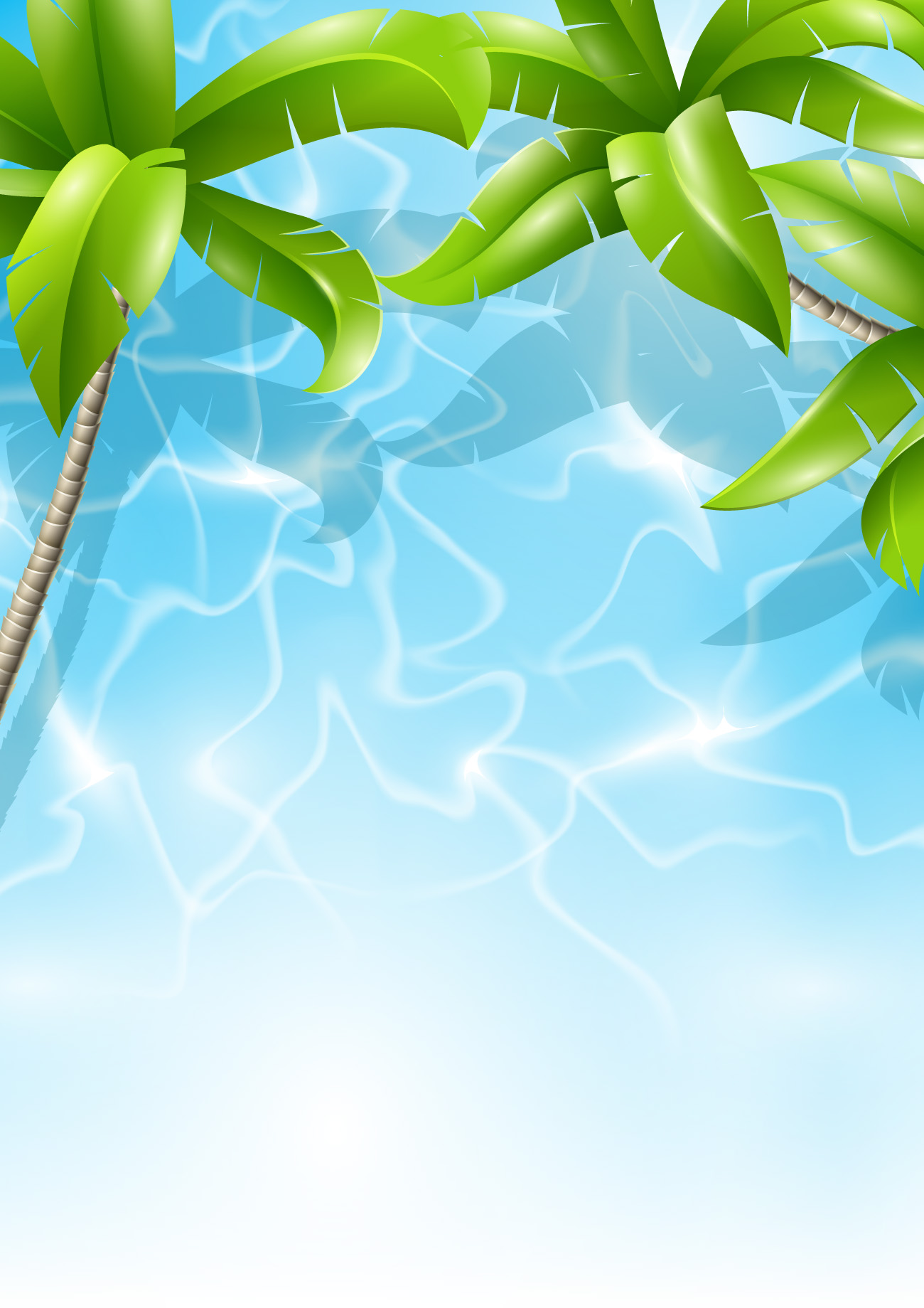 Beautiful Tropical Backgrounds vector 01 - Vector Background free download