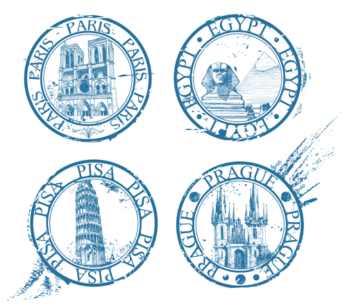 travel stamps clipart free - photo #37