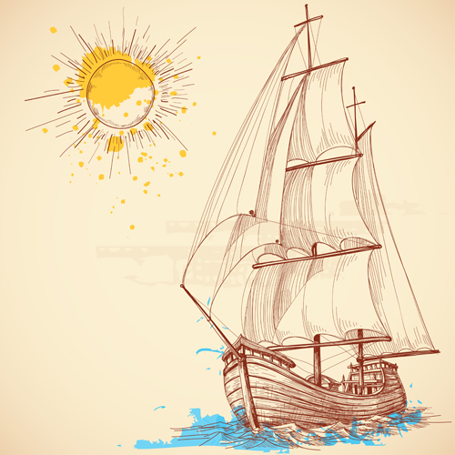 Sample images Vintage sailboat plans