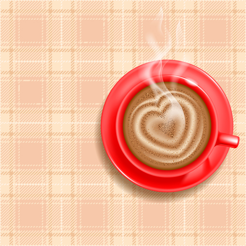 Hot coffee Vector 03 - Vector Food free download - 웹