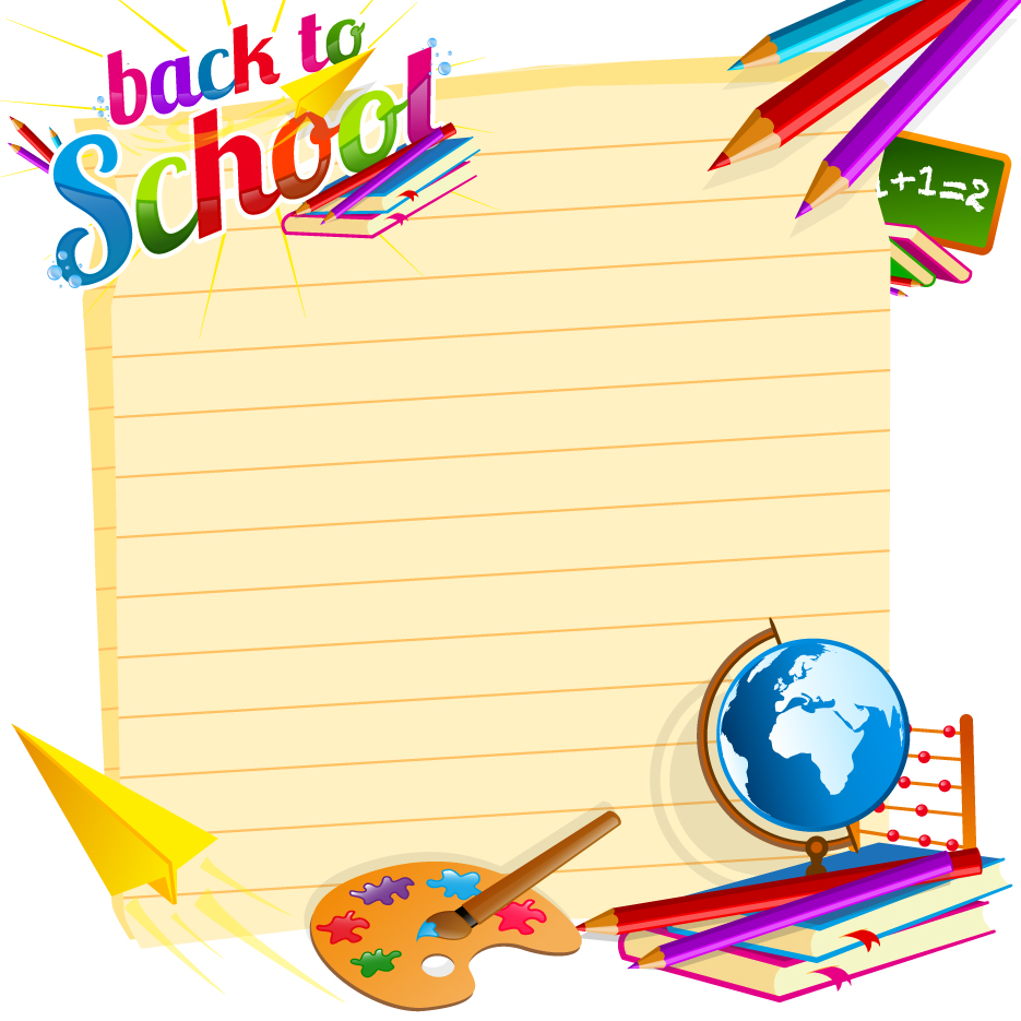 back to school vector clipart - photo #47