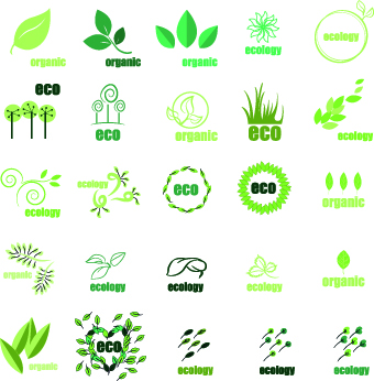 logo eco design Vector 02 green design vector logos Logo download Eco free