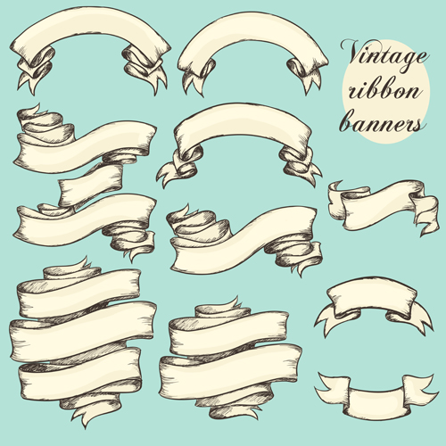 free clipart banner vintage - photo #15