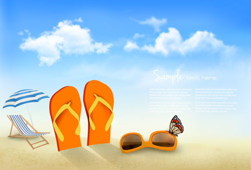 free beach clipart backgrounds - photo #48