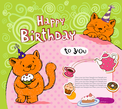 free cat birthday clipart - photo #27