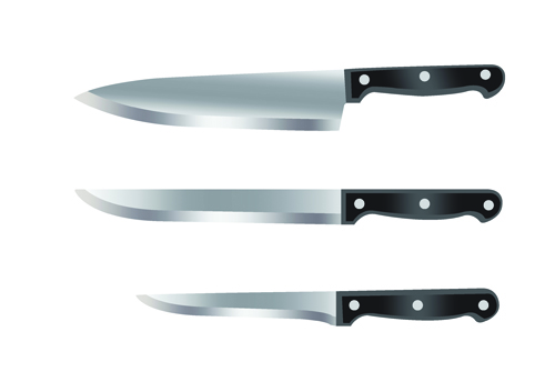 kitchen knife design vector - Vector Life free download