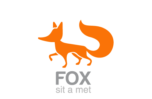 Free EPS file fox design vector logos material download