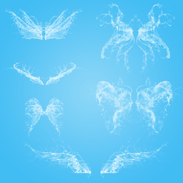 Water Wings Photoshop Brushes 87