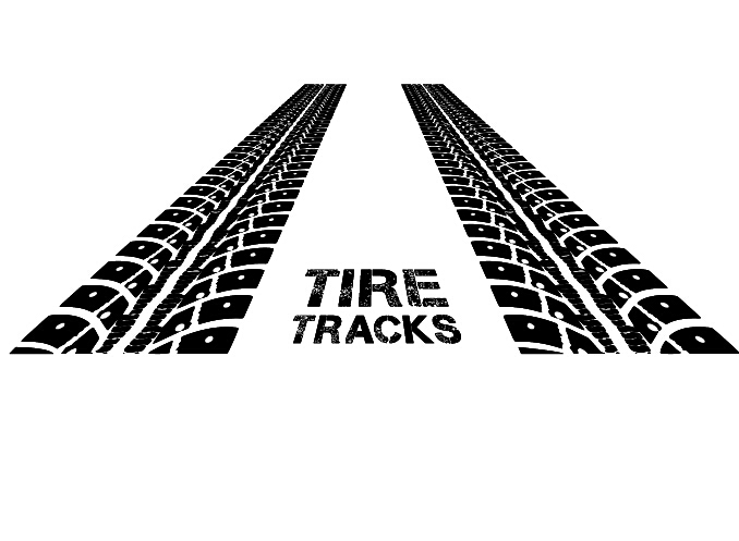 vector clipart tire tracks - photo #33