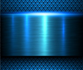 Blue metal plate vector backgrounds 01 - Vector Background free download