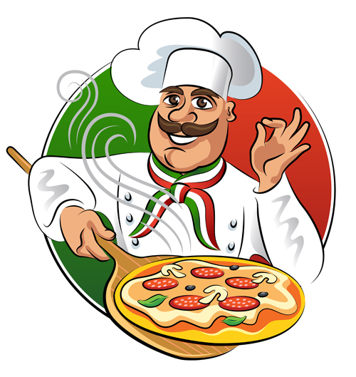 free clipart pizza chef - photo #32