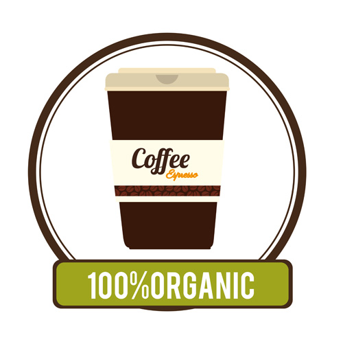 Organic coffee logos desgin vector 15 Vector Food free