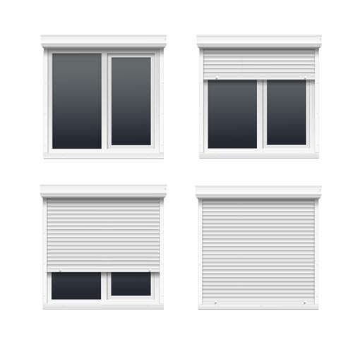 Plastic window design template vector 01 free download