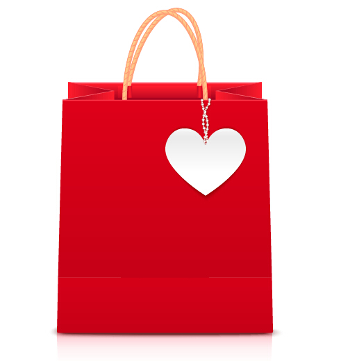 shopping bag vector for free download
