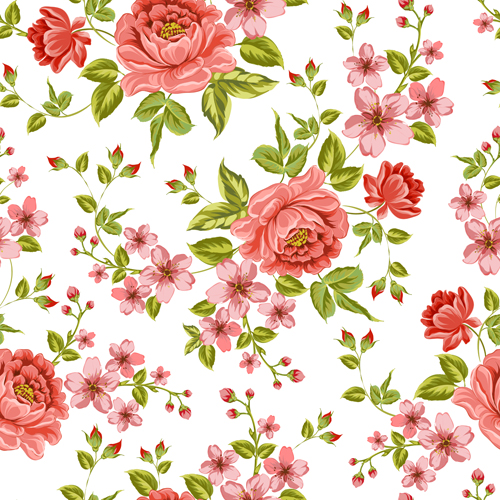 Vintage Flower Pattern 86