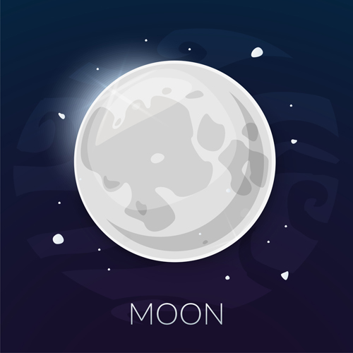 moon vector free download