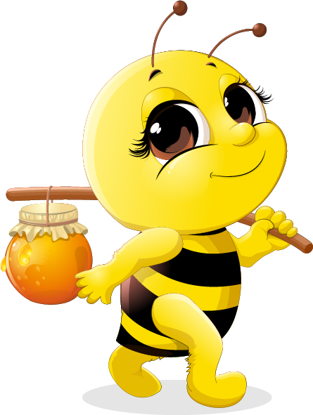 free cute bee clipart - photo #32