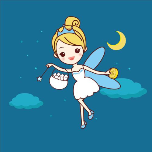 Cartoon tooth fairy vector material 07 - Vector Cartoon free download