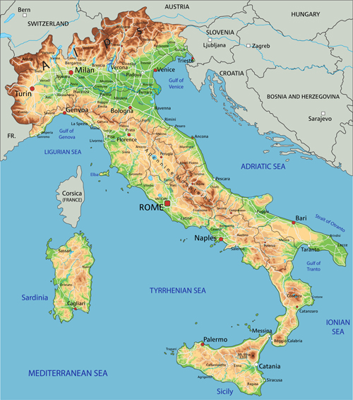 free clipart map of italy - photo #28