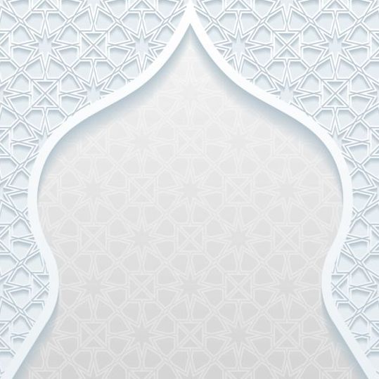 Mosque outline white background vector 16 - Vector 