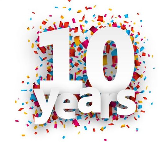 10th anniversary clip art free - photo #44