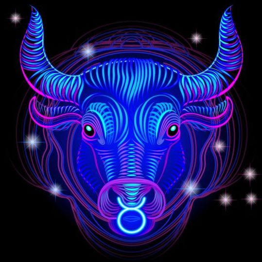 Taurus Neon Sign Vector Material Vector Other Free Download 