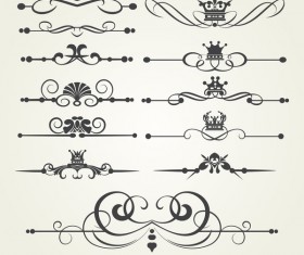 Christmas decorative seamless borders vectors 05 - Vector Christmas