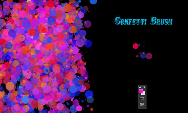 confetti photoshop brushes download