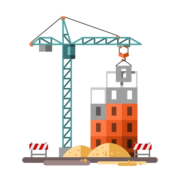 City building construction template vectors 07 free download
