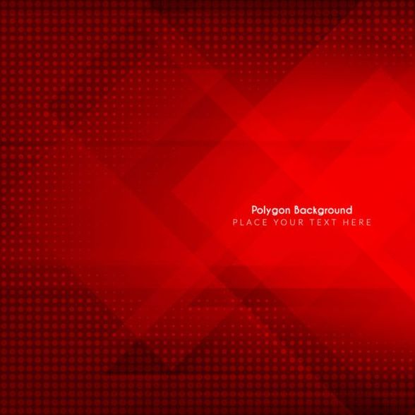 Polygon red background art vector - free download