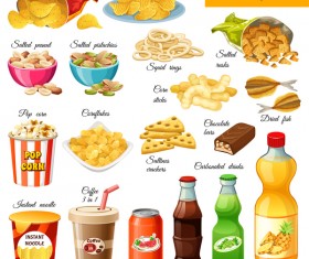 Drawing foods retro illustrations vector 13 - Vector Food free download