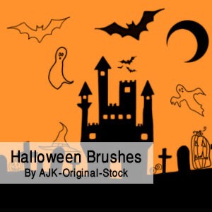 Photoshop pack halloween brushes brush 