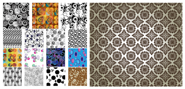 tiled background pattern flowers classical pattern 