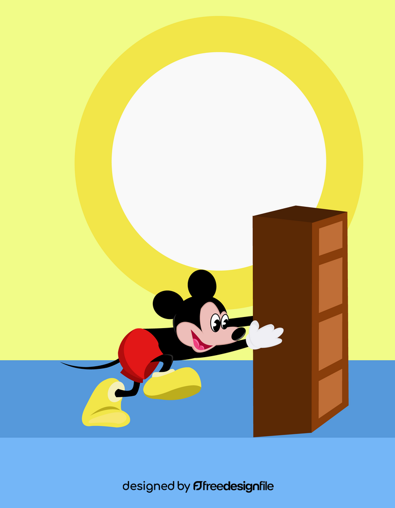 Disney mickey mouse vector