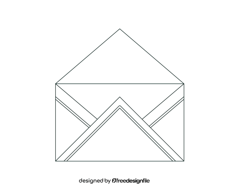 Free Envelope Black And White Clipart Free Download 3162