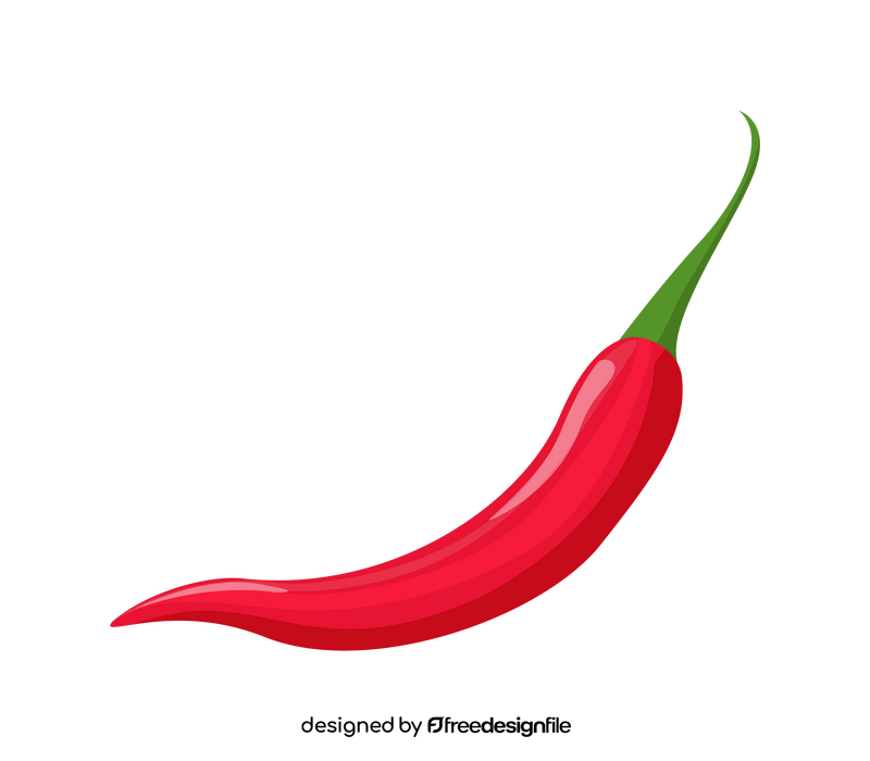 Chilli pepper drawing clipart